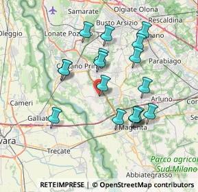Mappa Via Camillo Cavour, 20012 Cuggiono MI, Italia (6.73882)