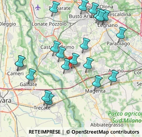 Mappa Via Camillo Cavour, 20012 Cuggiono MI, Italia (8.473)