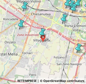 Mappa Traversa Decima Villaggio Sereno, 25125 Brescia BS, Italia (3.30455)