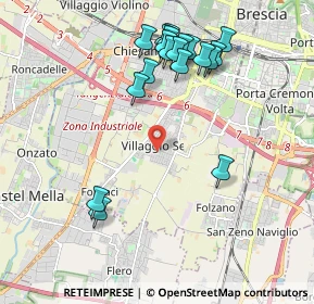 Mappa Traversa Decima Villaggio Sereno, 25125 Brescia BS, Italia (2.10474)