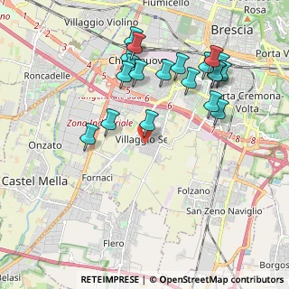 Mappa Traversa Decima Villaggio Sereno, 25125 Brescia BS, Italia (2.0945)