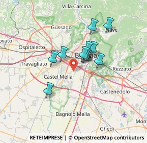 Mappa Traversa Decima Villaggio Sereno, 25125 Brescia BS, Italia (5.12818)