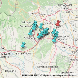 Mappa Via Solferino, 36077 Altavilla Vicentina VI, Italia (8.965)