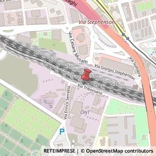 Mappa Via Triboniano, 19, 20156 Milano, Milano (Lombardia)