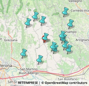 Mappa Via Carlo Cipolla, 37039 Tregnago VR, Italia (6.97286)