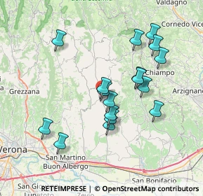 Mappa Via Carlo Cipolla, 37039 Tregnago VR, Italia (6.76118)