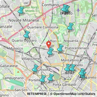 Mappa Via Carlo Montanari, 20161 Milano MI, Italia (2.83533)