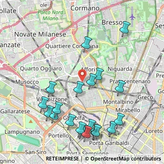 Mappa Via Carlo Montanari, 20161 Milano MI, Italia (2.421)