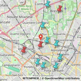 Mappa Via Carlo Montanari, 20161 Milano MI, Italia (2.37636)