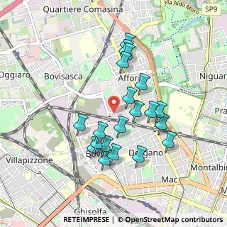Mappa Via Carlo Montanari, 20161 Milano MI, Italia (0.8275)