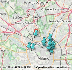 Mappa Via Carlo Montanari, 20161 Milano MI, Italia (3.63667)