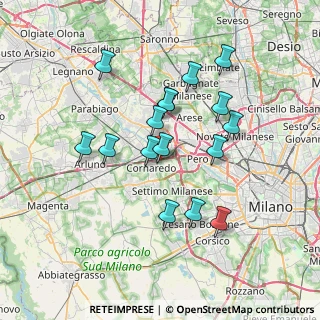 Mappa Rho Sud km 119 250 Autostrada, 20018 Rho MI, Italia (6.48688)