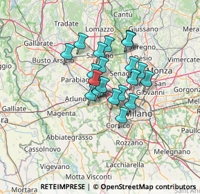 Mappa Rho Sud km 119 250 Autostrada, 20018 Rho MI, Italia (9.1405)