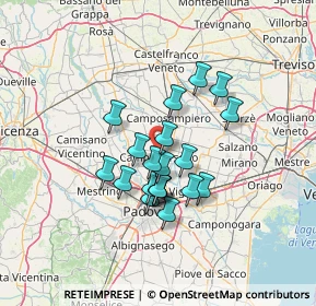 Mappa Via Rossignolo, 35011 Campodarsego PD, Italia (10.225)