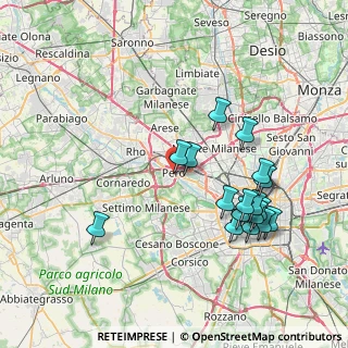 Mappa Via Milano, 20016 Pero MI, Italia (7.83647)