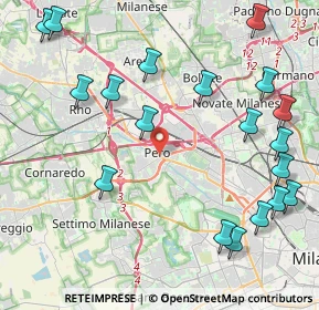 Mappa Via Milano, 20016 Pero MI, Italia (5.26789)