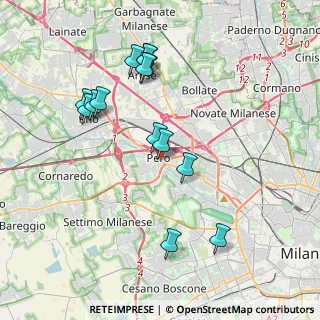 Mappa Via Milano, 20016 Pero MI, Italia (3.83643)