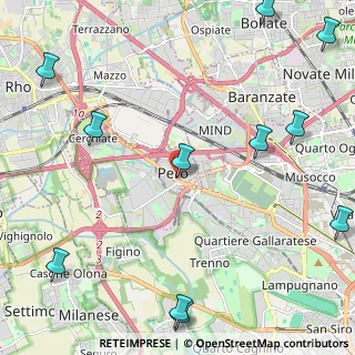 Mappa Via Milano, 20016 Pero MI, Italia (3.20727)