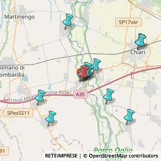 Mappa Via Martiri della Libertà, 24054 Calcio BG, Italia (3.42154)