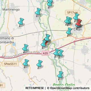 Mappa Via Martiri della Libertà, 24054 Calcio BG, Italia (4.935)