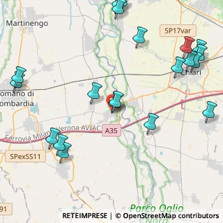 Mappa Via Martiri della Libertà, 24054 Calcio BG, Italia (5.614)