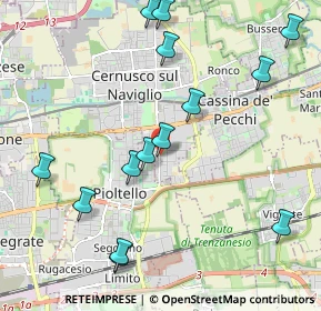 Mappa Via Torino, 20063 Pioltello MI, Italia (2.36143)