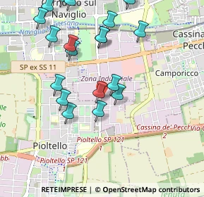 Mappa Via Torino, 20063 Pioltello MI, Italia (1.116)