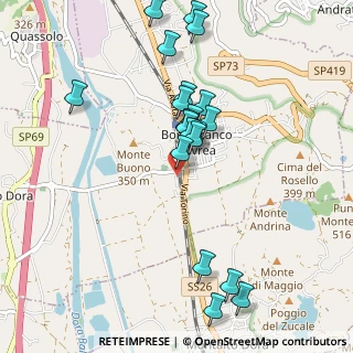 Mappa Via Monviso, 10013 Borgofranco d'Ivrea TO, Italia (0.978)