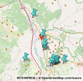 Mappa Via Monviso, 10013 Borgofranco d'Ivrea TO, Italia (3.95462)