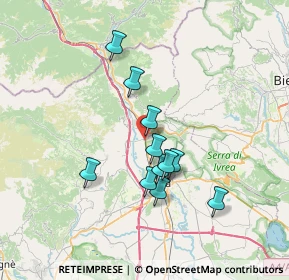 Mappa Via Monviso, 10013 Borgofranco d'Ivrea TO, Italia (5.89364)