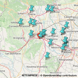 Mappa Via V.Emanuele Orlando, 36100 Vicenza VI, Italia (16.5705)