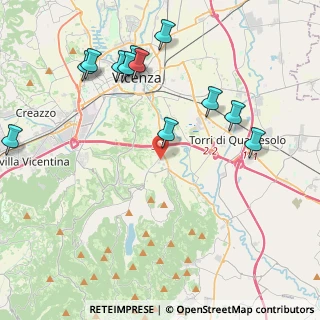 Mappa Via V.Emanuele Orlando, 36100 Vicenza VI, Italia (4.74167)