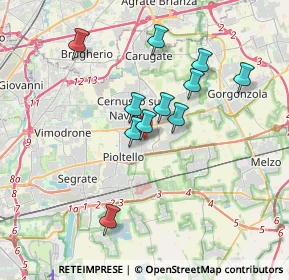 Mappa Via Firenze, 20063 Cernusco sul Naviglio MI, Italia (3.06273)