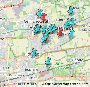 Mappa Via Firenze, 20063 Cernusco sul Naviglio MI, Italia (1.438)