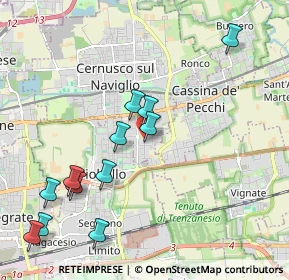 Mappa Via Firenze, 20063 Cernusco sul Naviglio MI, Italia (2.23667)