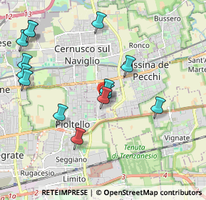 Mappa Via Firenze, 20063 Cernusco sul Naviglio MI, Italia (2.18571)