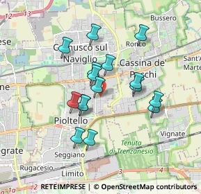 Mappa Via Firenze, 20063 Cernusco sul Naviglio MI, Italia (1.46313)