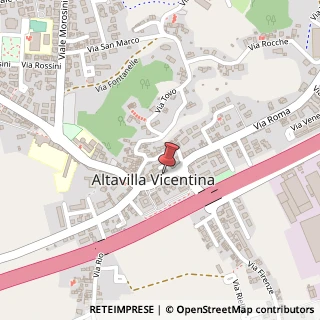 Mappa Via Roma, 35, 36077 Altavilla Vicentina, Vicenza (Veneto)