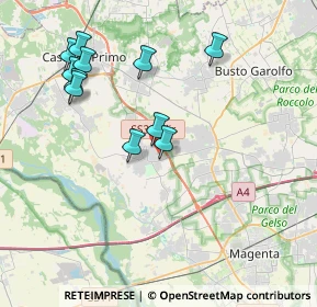 Mappa Via Papa Urbano Crivelli, 20012 Cuggiono MI, Italia (3.94364)