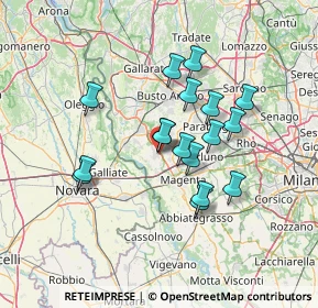 Mappa Via Papa Urbano Crivelli, 20012 Cuggiono MI, Italia (11.56706)