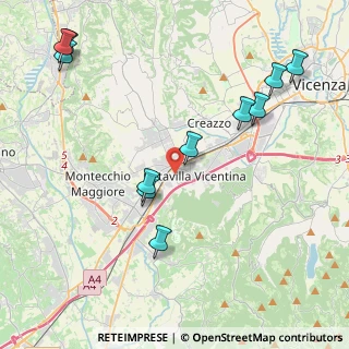 Mappa Via Carlo Rosselli, 36077 Altavilla Vicentina VI, Italia (4.90545)