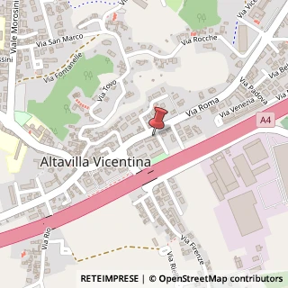 Mappa Via Roma,  94, 36077 Altavilla Vicentina, Vicenza (Veneto)