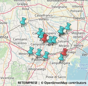 Mappa Via Tergola, 35011 Campodarsego PD, Italia (10.94357)