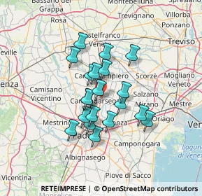 Mappa Via Tergola, 35011 Campodarsego PD, Italia (10.131)