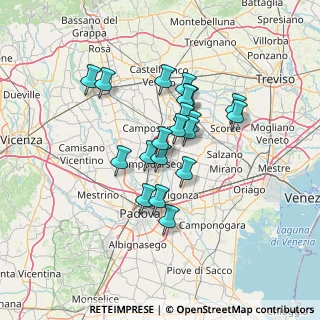 Mappa Via Tergola, 35011 Campodarsego PD, Italia (10.5115)