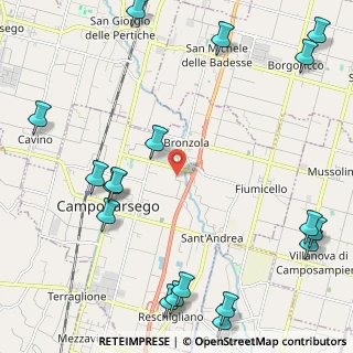 Mappa Via Tergola, 35011 Campodarsego PD, Italia (3.13)