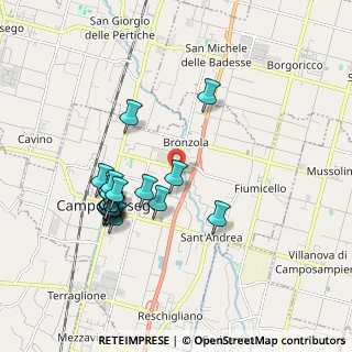 Mappa Via Tergola, 35011 Campodarsego PD, Italia (1.8035)