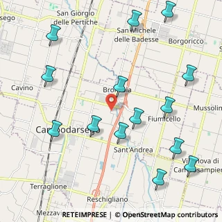 Mappa Via Tergola, 35011 Campodarsego PD, Italia (2.55071)