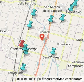 Mappa Via Tergola, 35011 Campodarsego PD, Italia (2.46636)