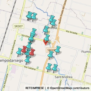 Mappa Via Tergola, 35011 Campodarsego PD, Italia (0.9795)